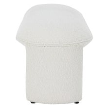 Leo Boucle Ottoman Bench